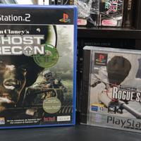 RAIBOW SIX +GHOST RECON SEALED PLAYSTATION PS1 PS2