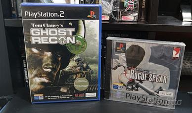 RAIBOW SIX +GHOST RECON SEALED PLAYSTATION PS1 PS2