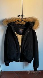 Giubbotto Woolrich Parka Originale Usato Nero XL