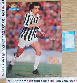 Poster Michel Platini Juventus (Lanciostory 1987)
