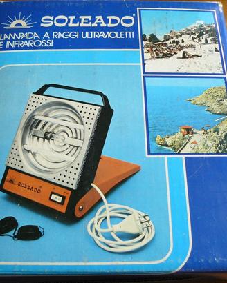 Lampada a raggi ultravioletti e infrarossi