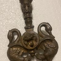 Set attrezzi da camino in bronzo fine 900