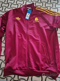  felpa as roma adidas taglia L