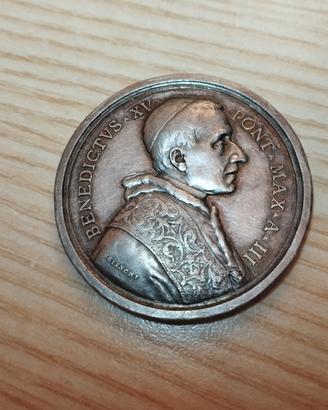 Medaglia Argento Benedetto XV 