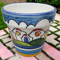 vaso portata in ceramica vietrese