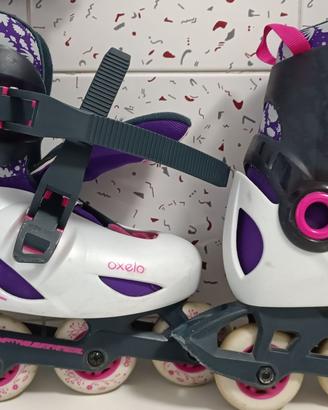 Roller bambino PLAY5 grigio chiaro DECATHLON