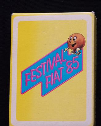 Mazzo da 54 carte completo Festival Fiat 1985