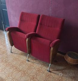 poltrone da cinema originali vintage 