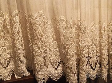 Splendida tenda con 12 MT di pizzo macramè 