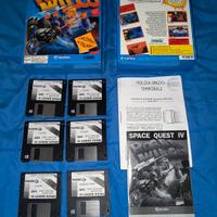 Space Quest IV Roger Wilco PC IBM Floppy Italiano