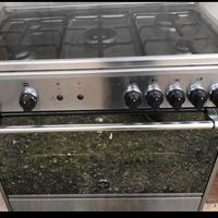 Cucina gas lagermania 5 fuochi forno gas ventilato