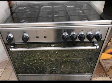 Cucina gas lagermania 5 fuochi forno gas ventilato