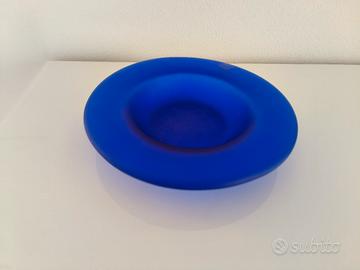 svuotatasche in vetro blu 