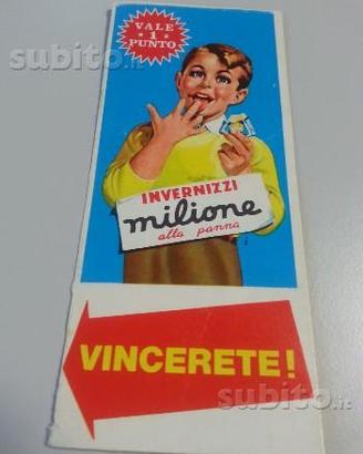 Pubblicità Invernizzi Milione anni 60