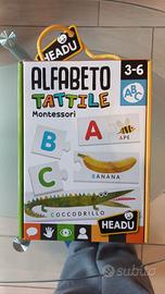 Alfabeto Tattile Montessori Headu