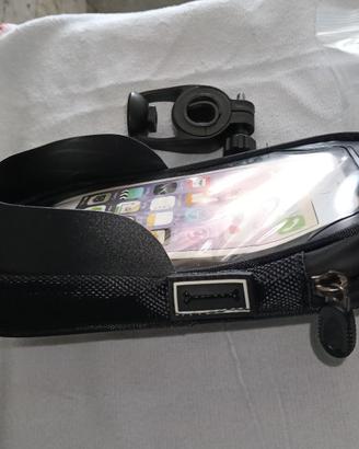 porta cellulare da manubrio impermiabile