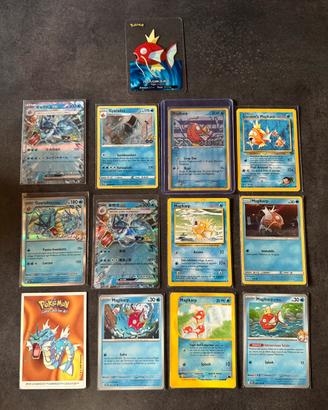 🐟 Lotto Carte Pokémon Magikarp & Gyarados 🐉