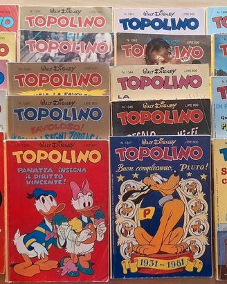 Fumetti Topolino anno 1981