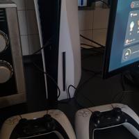 Playstation 5 standard edition+2 joystick+account