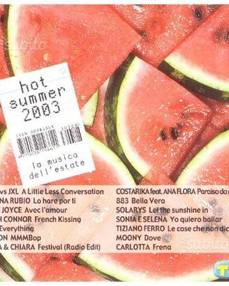 Collezione in CD di Hot Summer 2003