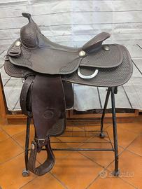 Sella western Billy Cook basket scura misura 16"