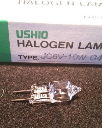Lampade alogene G4, 6V, 12V, 10W
