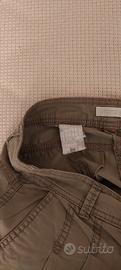 pantaloni donna Promod Verde oliva