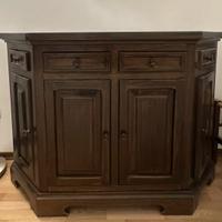 Mobile legno color noce ottono stato 