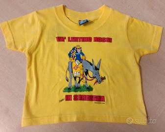 T-shirt Maglietta 1 Anno Gialla Valentino Rossi