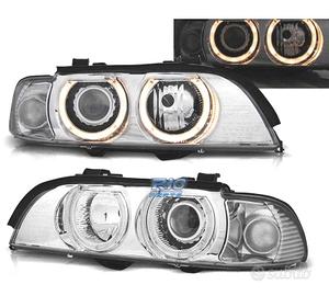 FARI BMW E39 95-03 OCCHI ANGELI CROMATI