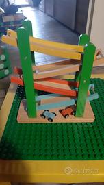 pista macchinine legno