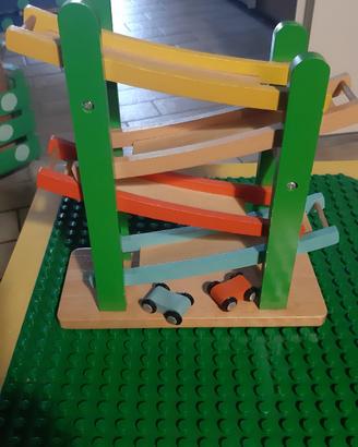pista macchinine legno