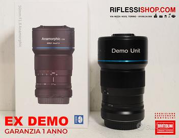 EX DEMO SIRUI 50MM F/1.8 ANAMORPHIC SONY E-MOUNT