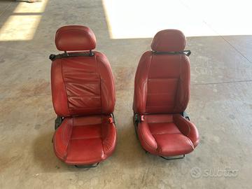 Fiat barchetta sedili pelle bordeaux limited LE