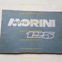 Moto Morini 125 H manuale uso manutenzione