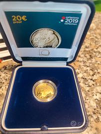 Moneta d'oro Rinascimento 2019