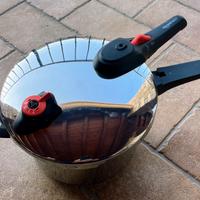 Pentola acciaio inox a pressione 6 litri