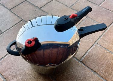 Pentola acciaio inox a pressione 6 litri