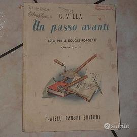 Un passo avanti  - libro scuole popolari vintage 