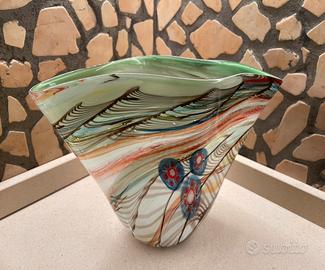 Vaso in vetro di Murano