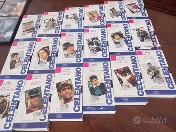 Collana videocassette VHS film Adriano Celentano