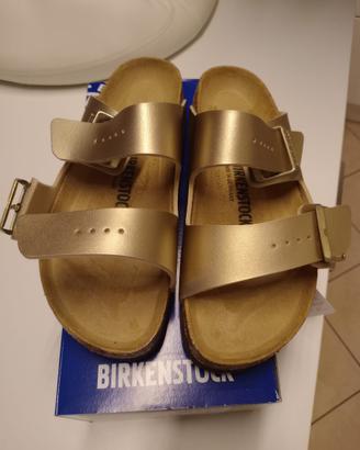 Birkenstock arizona gold taglia 39