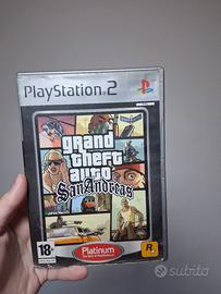 GTA San Andreas PS2-Versione Platinum-Disco perfe 