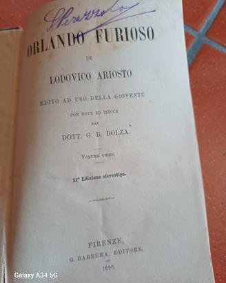 Libri Orlando Furioso