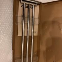 Porta asciugamani da parete Ikea Voxnan cromato