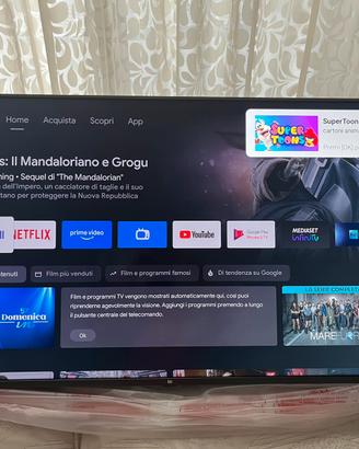 Televisore smart tv 55 pollici