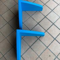 Mensole in plastica a L