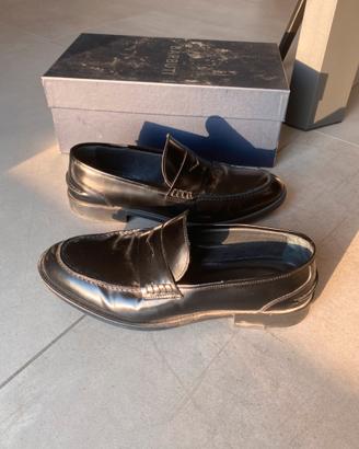 Mocassino “Barbuti” 41EU Vera Pelle - Nero Lucido