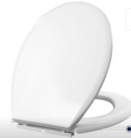 NUOVO Sedile Copriwater UNIVERSALE, in Pvc per Wc