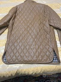 Trapuntino coprigiacca in pelle Aquascutum